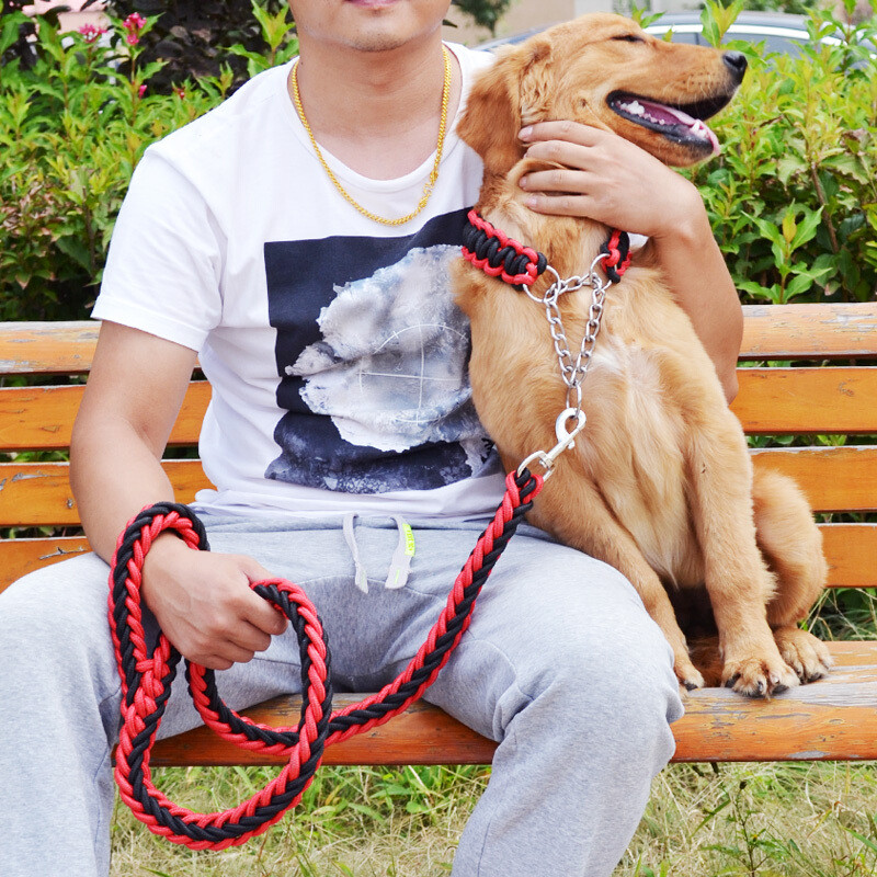 宠星人 狗链八股款中型犬大型犬狗绳 狗狗牵引绳金毛萨摩拉布拉多宠物