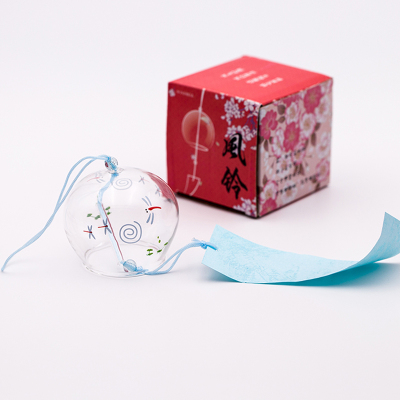 玻璃加卡片樱花风铃创意家居装饰卧室门饰挂件挂饰女生生日礼物-蜻蜓戏水