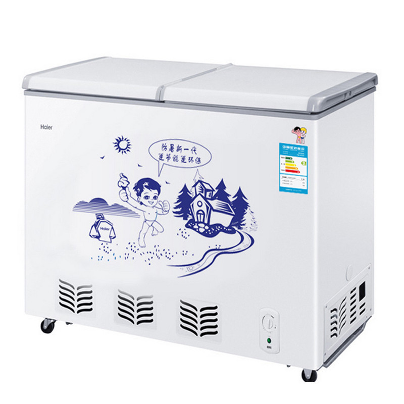 海尔(haier) fcd-269sht 冷冻冷藏,双温双箱冷柜