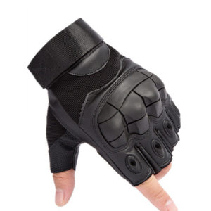 军迷特种兵手套男女户外骑行运动健身山地车骑行手套摩托车防滑保暖透气手套 黑色M