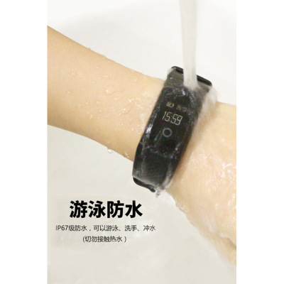 智能运动手环计步器防水手表心率血氧血压监测通用安卓苹果