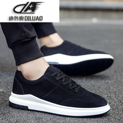 休闲鞋男鞋秋冬季透气平底板鞋男学生帆布鞋户外子男士内运动旅游鞋七天无理由退货 品质保证