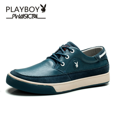 花花公子秋冬男鞋男士休闲鞋子英伦学生板鞋潮流皮鞋DA55116