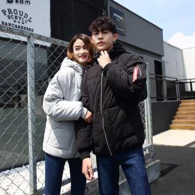顺崇2017冬季情侣装棉衣加厚短款韩版棉服面包服外套