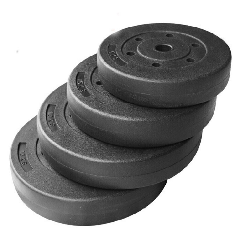 环保杠铃片举重配重片包胶哑铃片男士家用