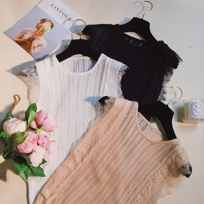 bw9新款宽松短款吊带背心女2017新款夏装外穿百搭针织冰丝打底衫无袖上衣定制