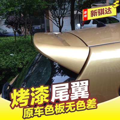 专用于骐达尾翼11-16款新骐达改装刀锋款顶翼加厚免打孔烤漆