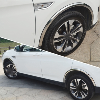 别克昂科拉昂科雷昂科威君威君越英朗不锈钢轮眉汽车车轮装饰条改装防擦条防撞条装饰轮弧亮条