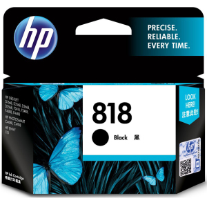 惠普（HP）CC640ZZ 818 黑色墨盒 （适用Deskjet D1668 D2568 D2668 D5568） 【818/黑色(库存)】