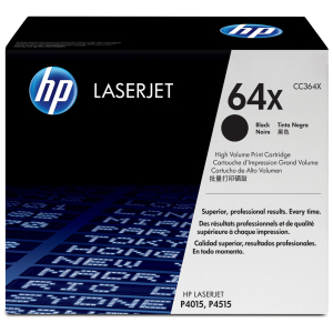 惠普(HP)CC364X 黑色硒鼓 64X(适用LaserJet P4014n P4015n/tn/x P4515/n) 【CC364X(64X)/黑色24000页】