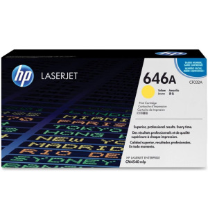 惠普(HP)CF032A 黄色硒鼓 646A(适用Color LaserJet CM4540) 【CF032A(646A)/黄色12500页】