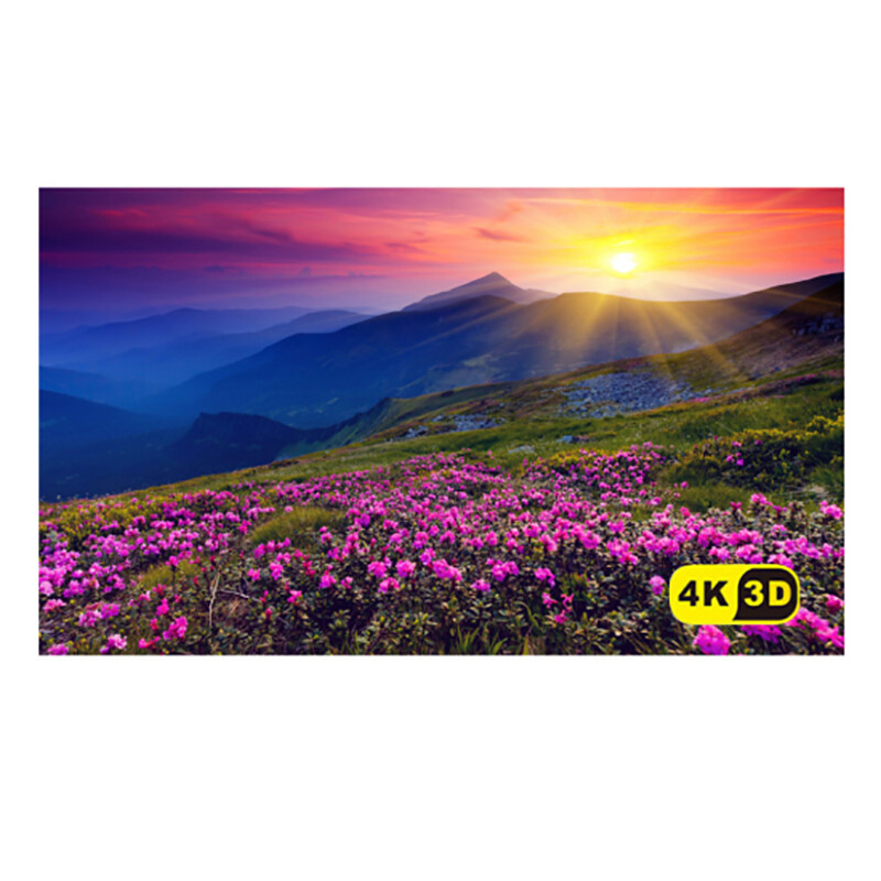 jk经科h3-mat/w2 150英寸4:3无边框微孔透声白幕画框幕布投影机投影仪