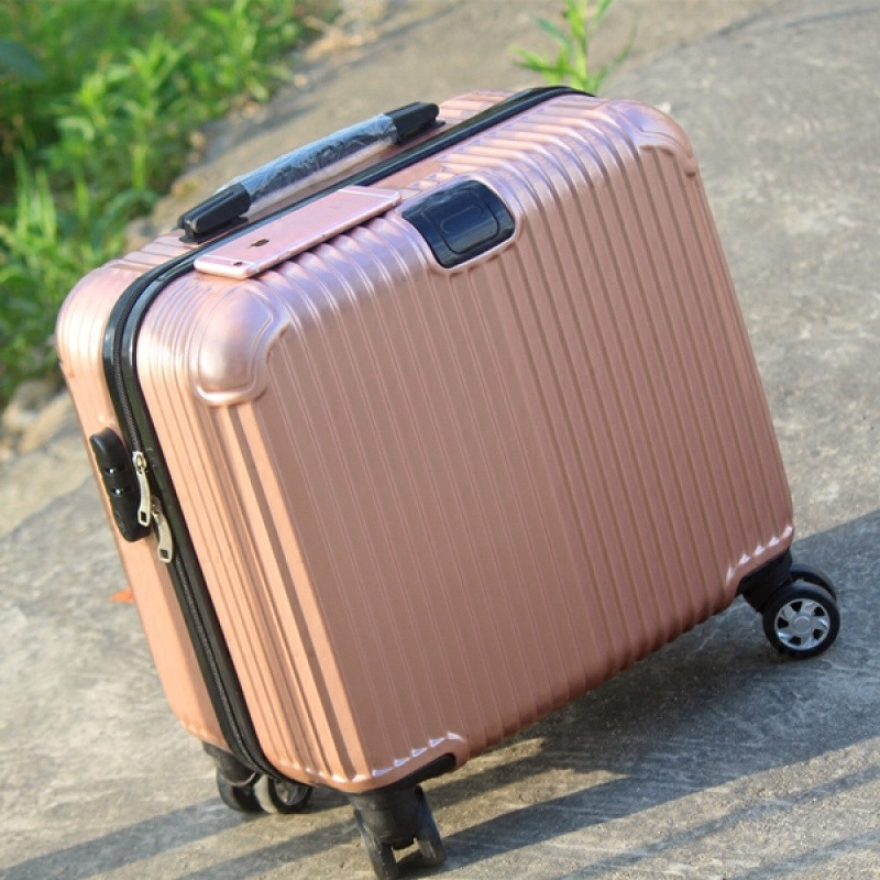 19寸玫瑰金登机箱商务小旅行箱男万向轮行李箱女拉杆箱学生箱