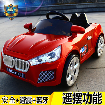 婴儿童电动车四轮充电遥控汽车可坐小孩摇摆童车宝宝玩具车1-5岁