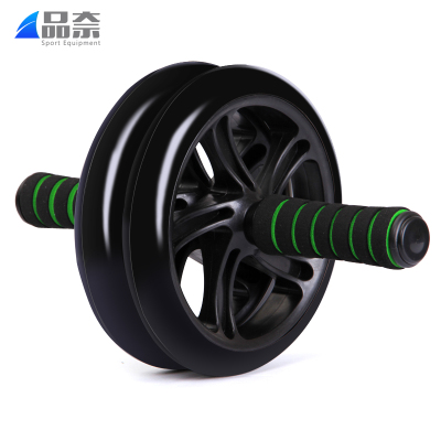 双轮健腹轮 腹肌轮家用巨大健身滚轮静音瘦腰减肥腹器材