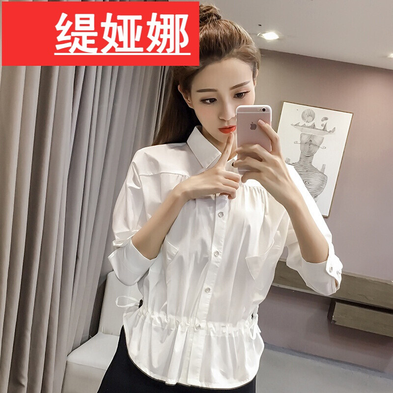 缇娅娜品牌女装女士衣服衬衫女长袖年新款韩范