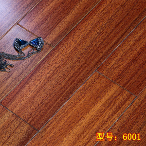 地板原木18mm番龙眼仿古浮雕环保耐磨檀木色1㎡都市诱惑