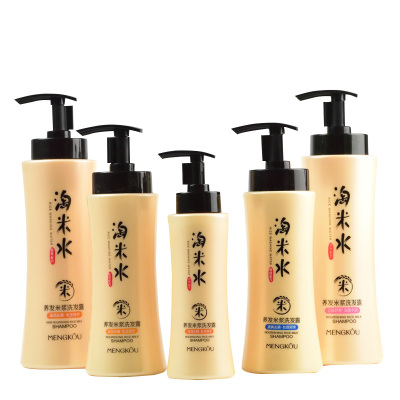 梦蔻滋润去屑乳液修护圆瓶300ml-淘米水米浆秀发露养发去屑丝质顺滑大小瓶洗发水控油水润
