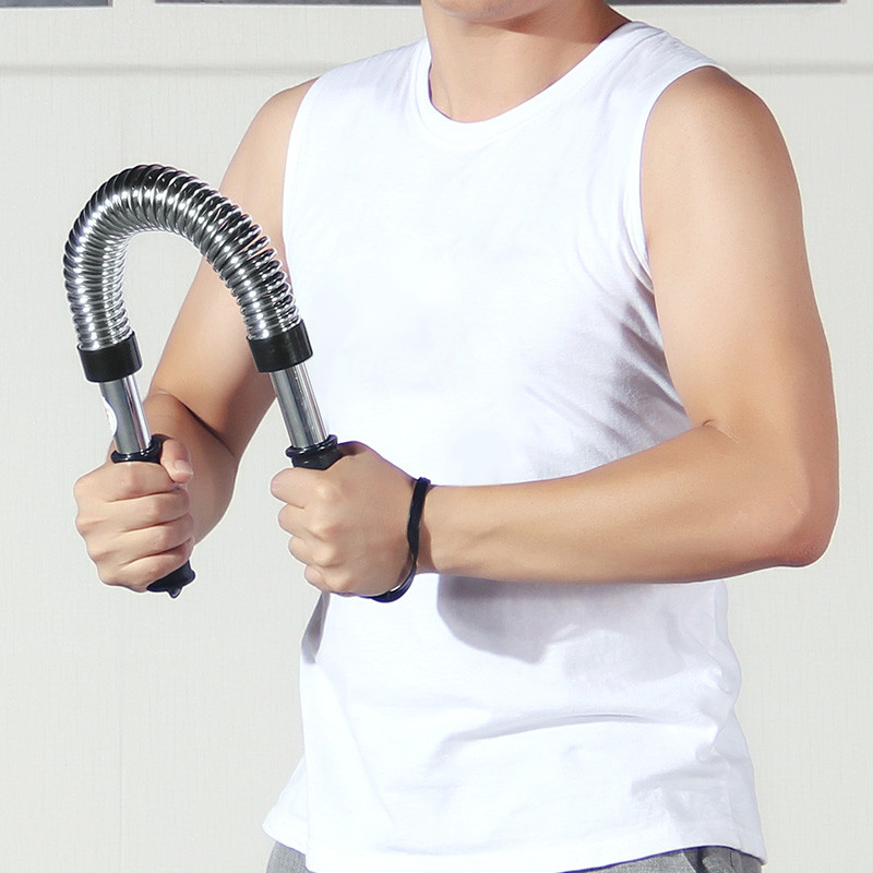 臂力器40kg臂力棍30kg健身器材家用50公斤握力棒60公斤臂力棒