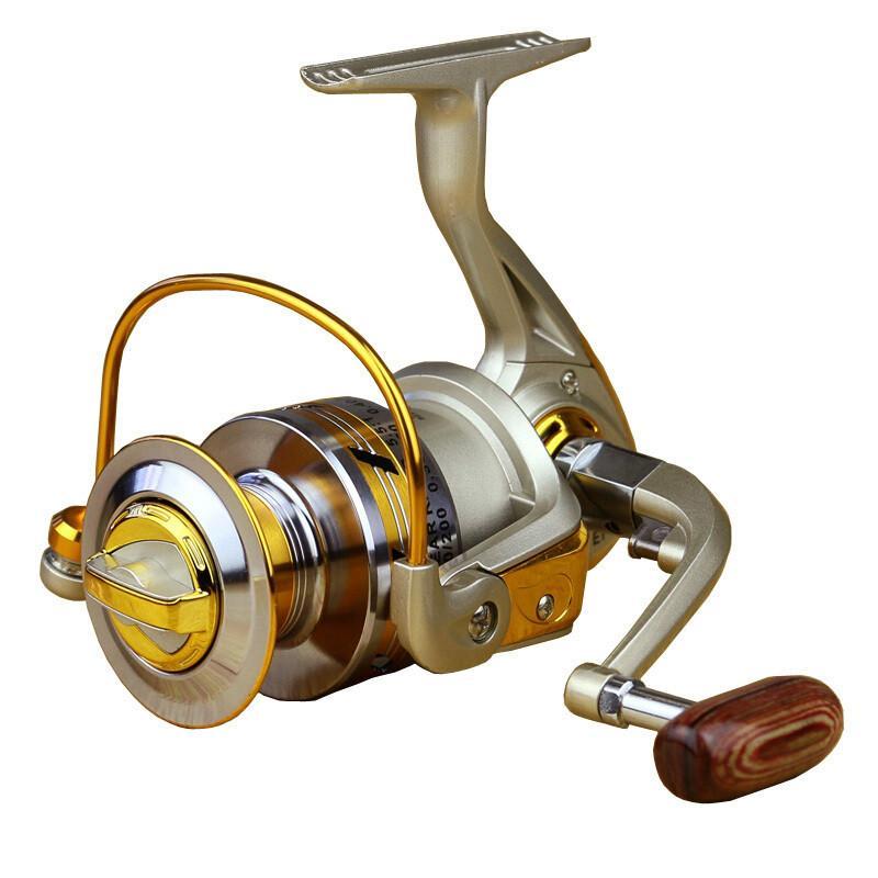 渔轮前卸力纺车轮金属头路亚轮鱼线轮渔具多种型号纺车轮渔具钓鱼配件