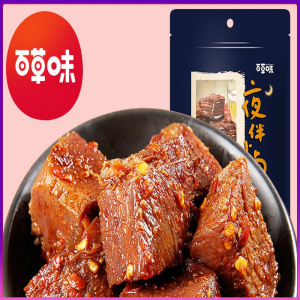 百草味(BE&CHEERY)-酱卤牛肉90g冷吃熟食卤味肉类麻辣零食小吃