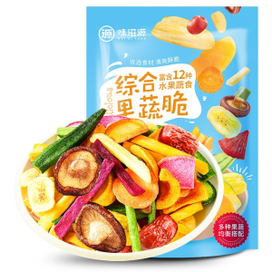 味滋源16种500g综合果蔬脆蔬菜水果干混合装香菇脆秋葵零食