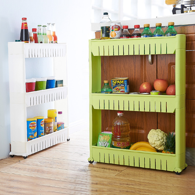 技术夹缝置物架缝隙收纳架浴室厨房置物架层架储物架