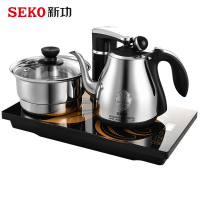 新功(SEKO)电茶炉全自动上水茶具套装烧水壶泡茶器煮茶器 F90:37cmX20cm