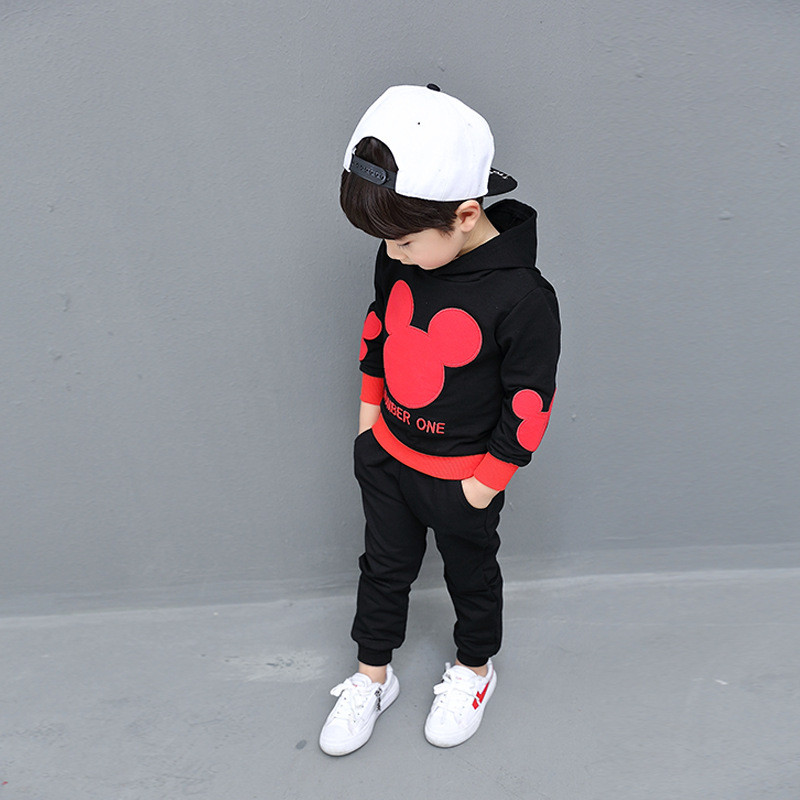 宝宝春装男0一1岁2婴儿衣服潮款3小男童4秋冬韩版卫衣套装5儿童装