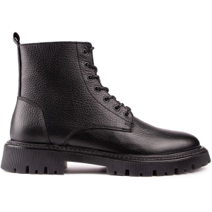 海外购专柜SOLE Hebron 系带靴男士黑色时尚休闲耐磨缓震舒适短筒靴HEBRONBK