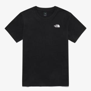 北面(The North Face)女士运动短袖圆领棉质基础款休闲T恤