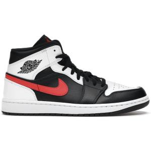 [限量]耐克 AJ1男鞋Jordan 1 Mid Black Chile Red 缓震透气缓震 运动实战篮球鞋男