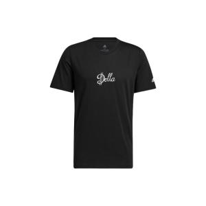 正品阿迪达斯adidas DAME DOLLA T 利拉德篮球运动短袖T恤男款黑色2855130