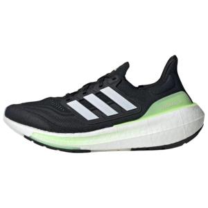 阿迪达斯adidas Ultraboost Light 舒适百搭减震防滑低帮短跑跑步鞋男款黑绿色8892874