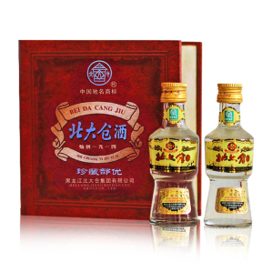 [酒厂自营]北大仓白酒部优酒珍藏版50ml*2瓶礼盒装 50度 酱香型白酒北大仓官方旗舰店