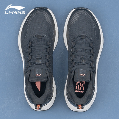 李宁(LI-NING)女鞋跑步鞋越影Element跑鞋减震黑色休闲鞋子运动鞋