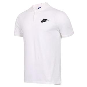 NIKE耐克男装新款运动服翻领POLO衫时尚休闲透气短袖T恤909747-100 C