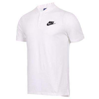 NIKE耐克男装新款运动服翻领POLO衫时尚休闲透气短袖T恤909747-100 C