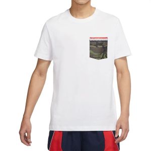 NIKE耐克短袖T恤印花口袋运动休闲针织圆领男装DV2072-100 Z