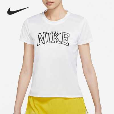 Nike/耐克女子时尚休闲透气户外运动短袖T恤DQ6372-100 D