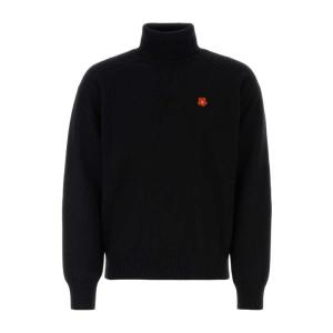 高田贤三(Kenzo)羊毛高领毛衣男修身显瘦保暖长袖套头运动卫衣