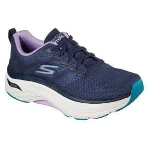 [官方正品]斯凯奇(Skechers)夏季新款经典Cushioning运动鞋 轻质网眼鞋面透气跑步鞋女款128308