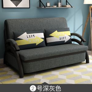 沙发床两用可折叠客厅双人小户型乳胶沙发床多功能1米1.2米1.5米