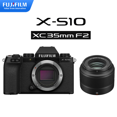 [相机+镜头]富士(FUJIFILM) X-S10微单相机无反单电数码照相机+XC 35mm F2 定焦镜头
