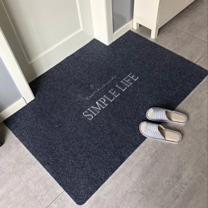 简约家用地垫入户垫厅蹭脚垫子卫生间防滑吸水地毯定制