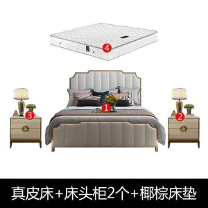 森美人港式轻奢床后现代美式乡村实木1.8m简约大气主卧双人婚床