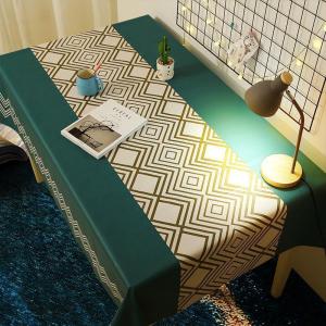 家柏饰(CORATED)茶几桌布防水防油免洗防烫欧式长方形呀北欧pvc餐桌布家用
