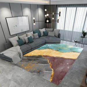 家柏饰(CORATED)现代简约欧式客厅地毯卧室防滑满铺地垫风床边家用茶几毯