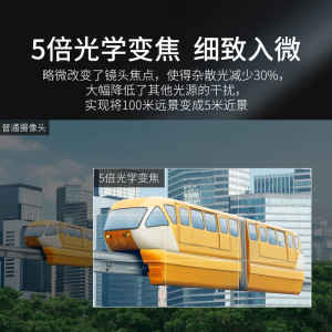 BONJEAN无线wifi云台监控器高清夜视家用室外防水摄像头变焦看清人脸车牌