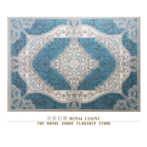 美帮汇欧式地毯美式轻奢客厅茶几毯法式后现代风沙发卧室床边毯